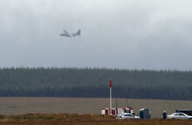 Forward Air Conrollers direct a CH130 onto a target